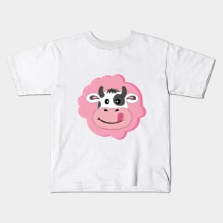 Cow Face Kids T-Shirt